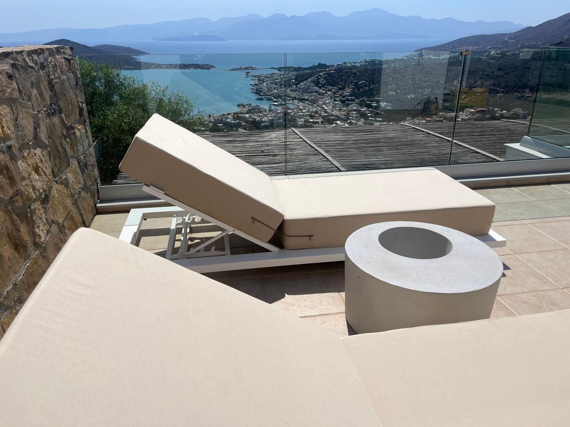 Villa Estee, Luxury Villa With Private Infinity Pool And Jacuzzi Elounda Exterior foto
