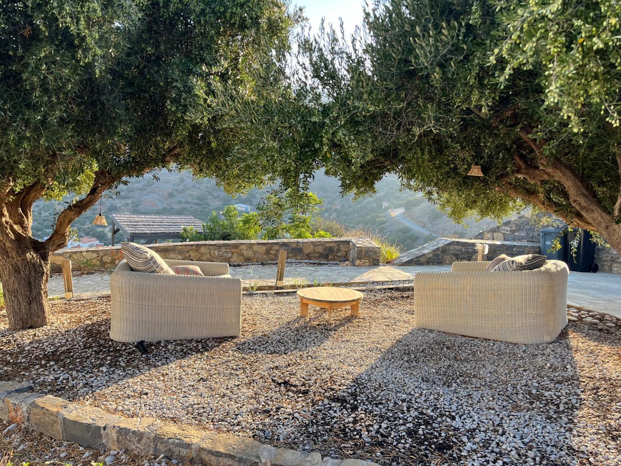 Villa Estee, Luxury Villa With Private Infinity Pool And Jacuzzi Elounda Exterior foto