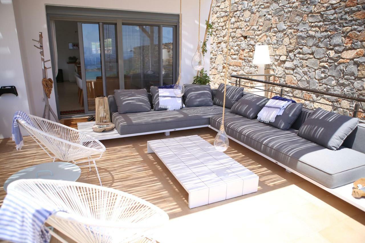 Villa Estee, Luxury Villa With Private Infinity Pool And Jacuzzi Elounda Exterior foto